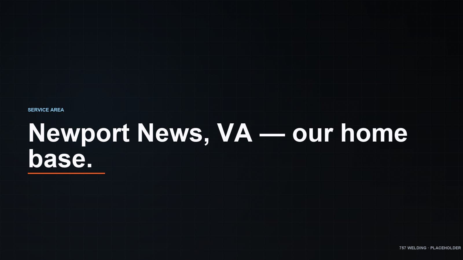 Newport News industrial welding