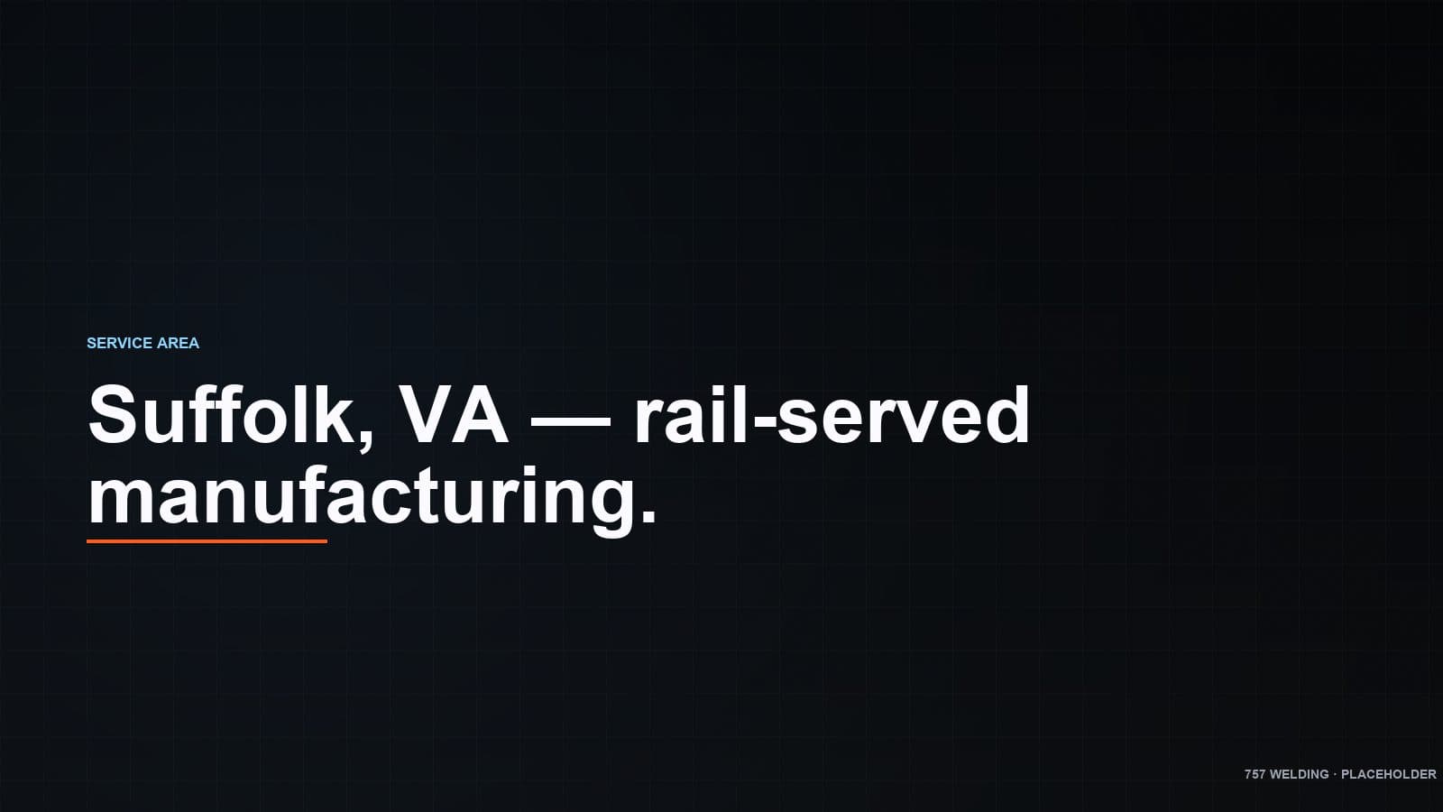 Suffolk industrial welding