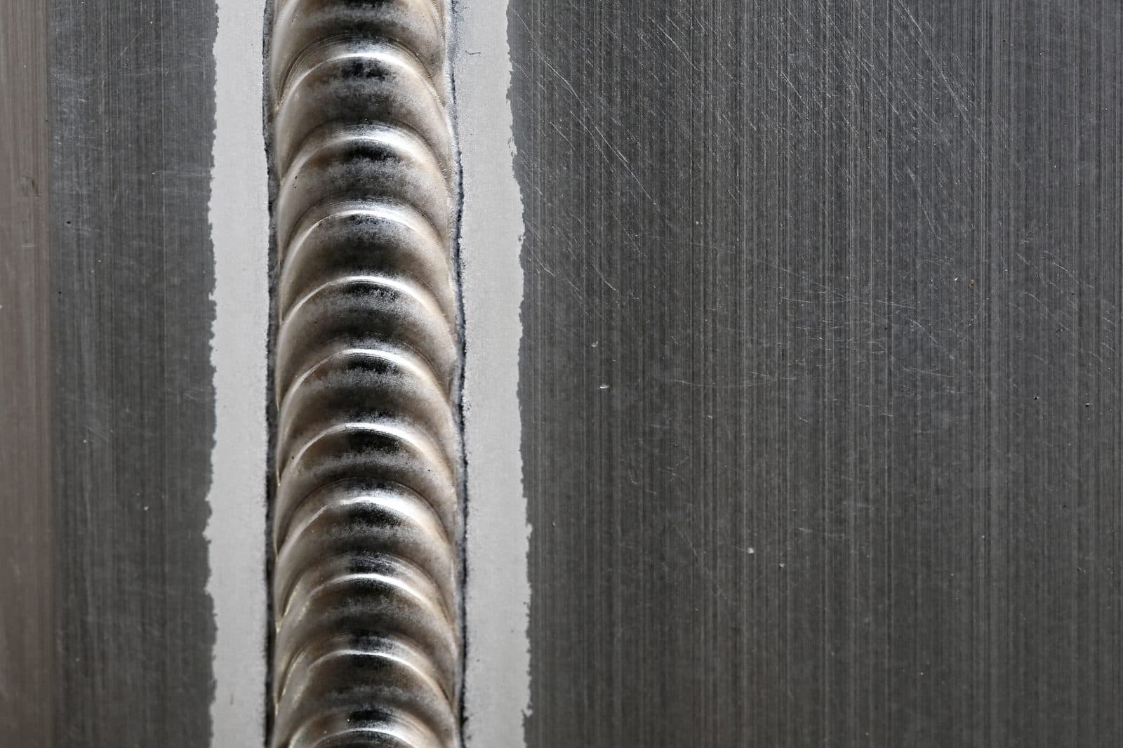 Aluminum TIG welding sample